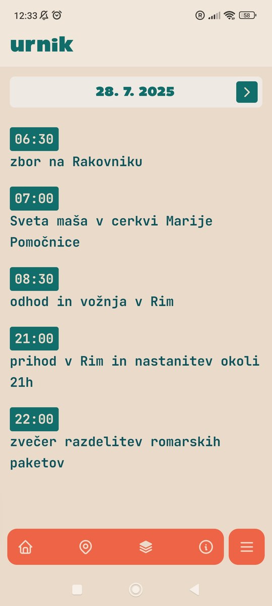 Schedule