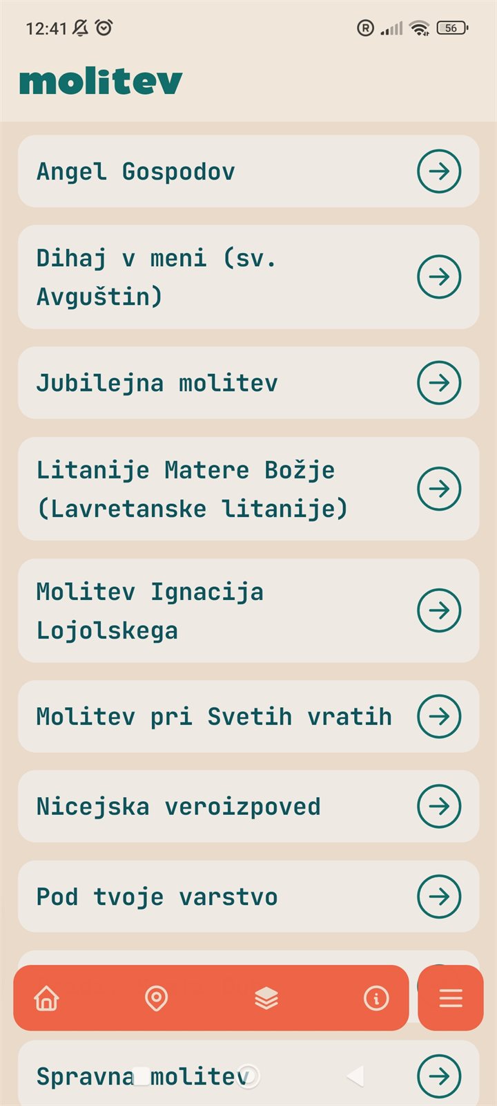 Prayers list